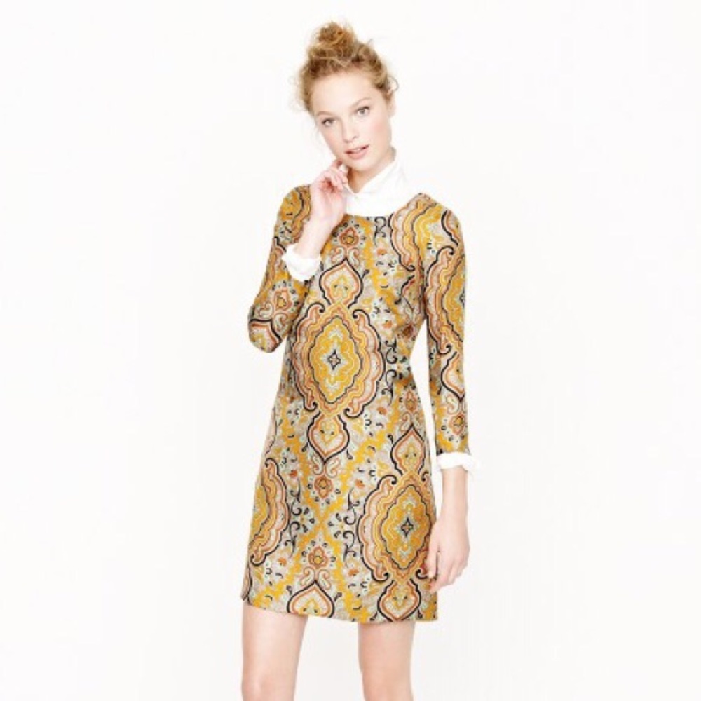 J. Crew Jules Dress in Italian Paisley